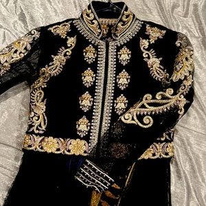 Black Indian party clothes